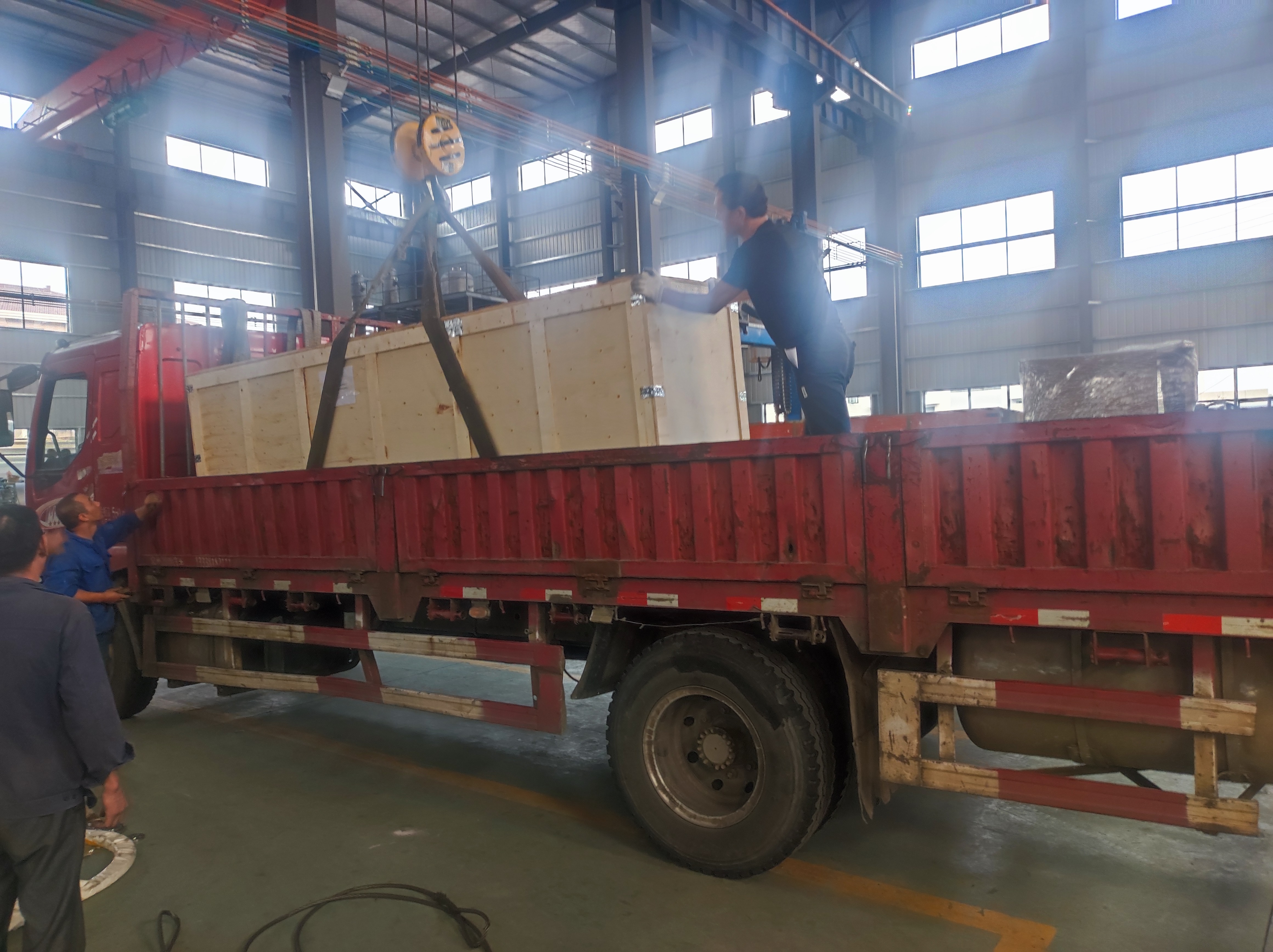 shipping of assemblying precess of u tube shell and tube heat exchanger
