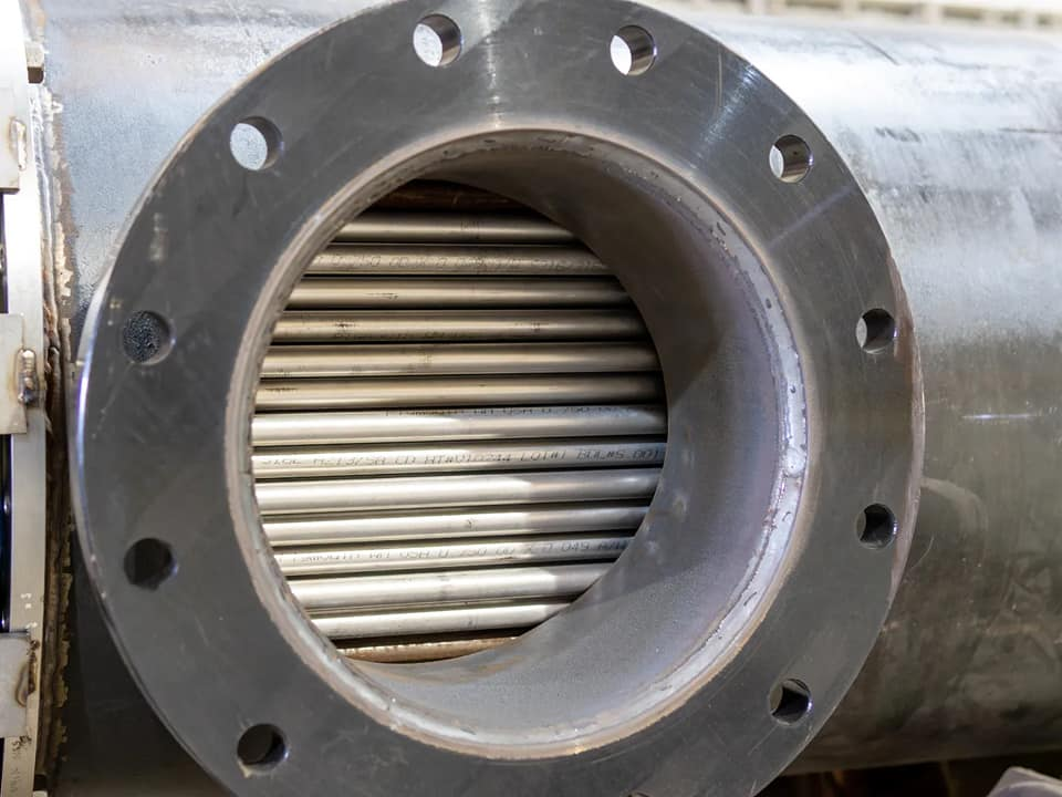 assemblying precess of u tube shell and tube heat exchanger