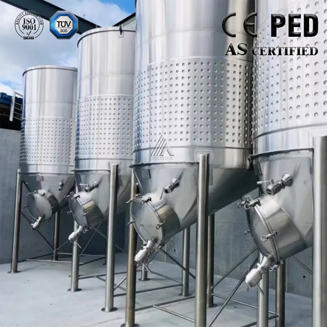 Customized Stainless Steel Open Top Fermentation Tanks