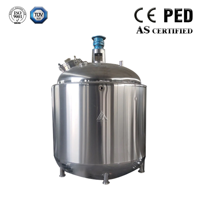 8KL Stainless Steel Cooling Tank For Daily Chemical 