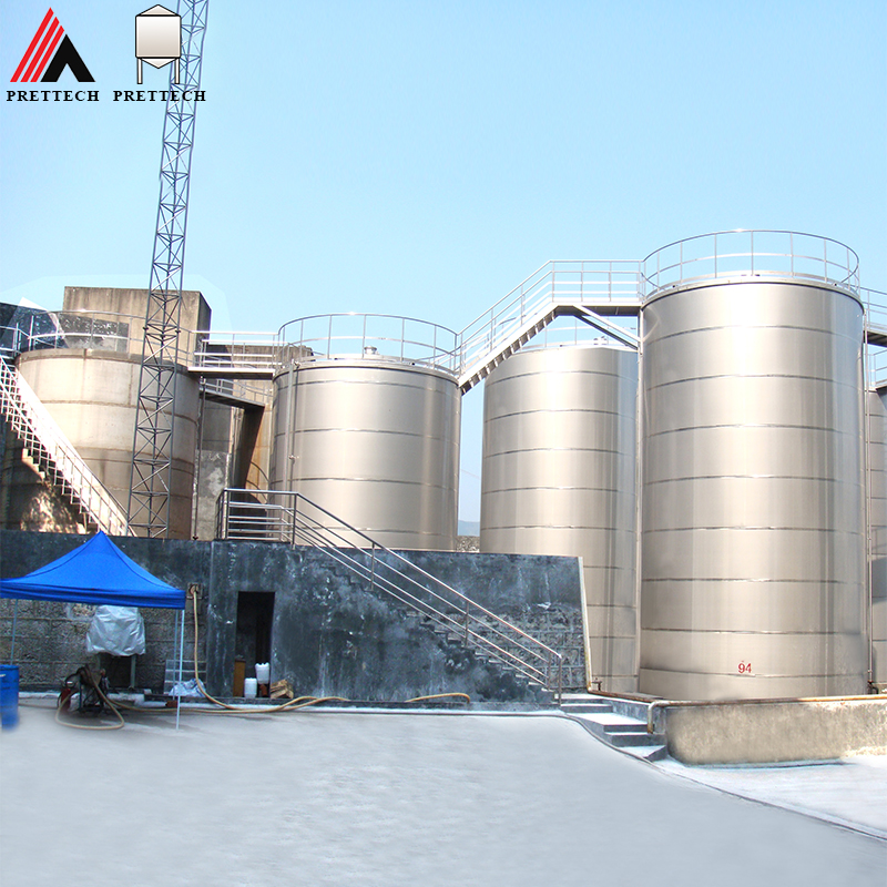 stainless steel chemical storage tanks
