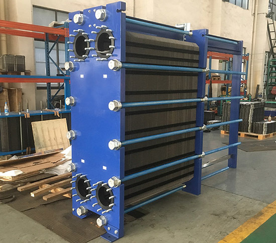 Gasket plate heat exchanger project for cooling seawater