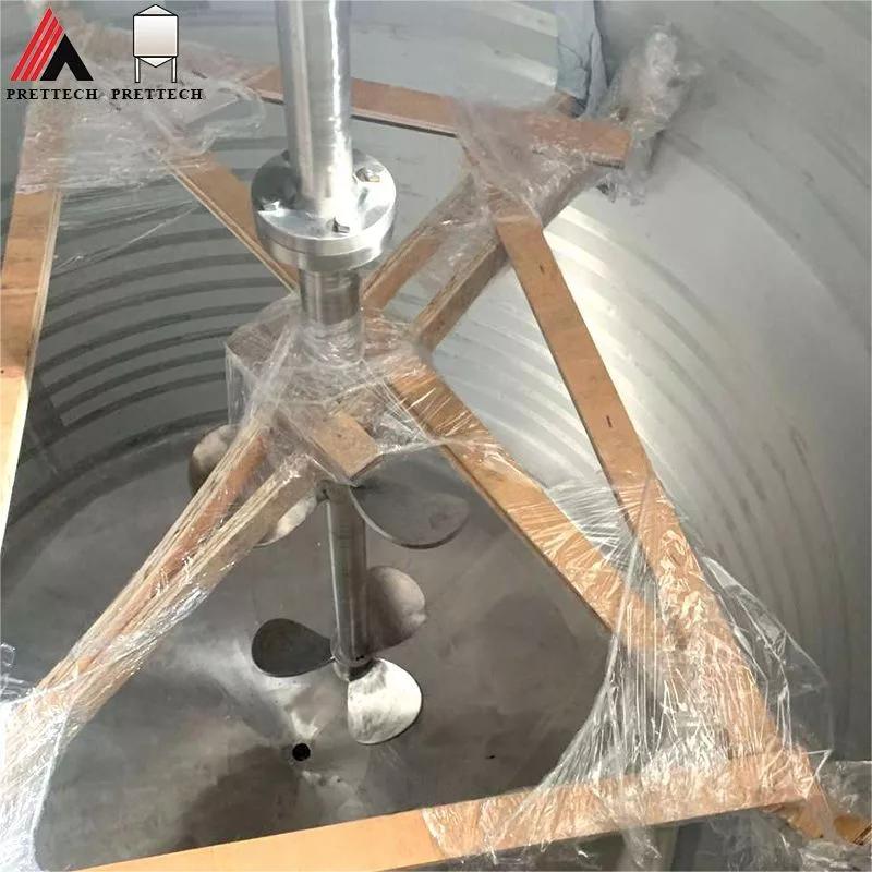 package of stainless steel mixing vessel