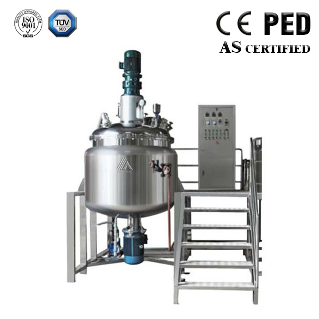 8000L Stainless Steel Blending TanksWith Cone Bottom For Cosmetic 