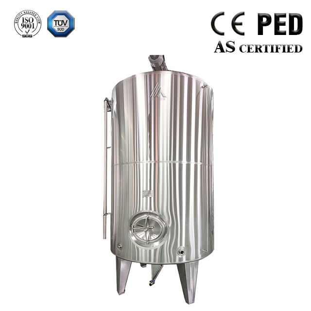 alcohol fermentation tank with insulation