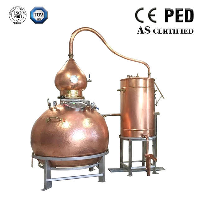 Copper Pot Still Distillation Equipment
