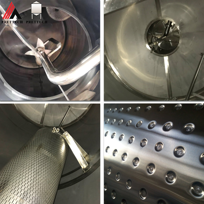 304 316Lstainless steel wine fermentation tanks details