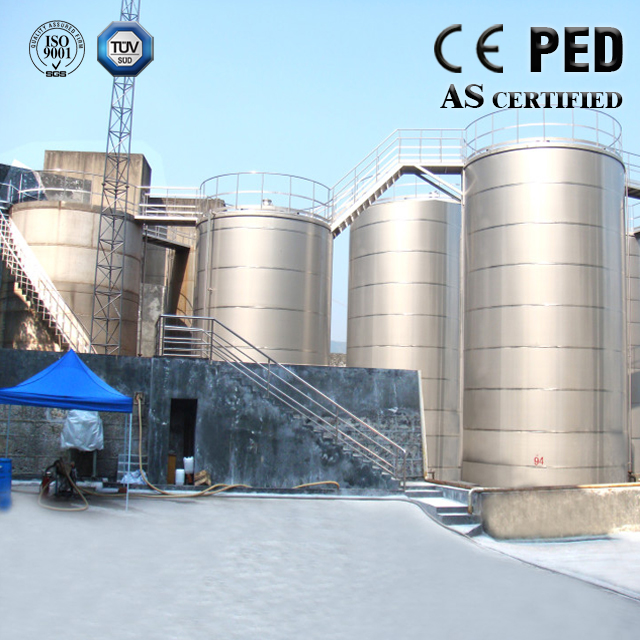 Palm Oil Storage Tank Designed with Heating Coil