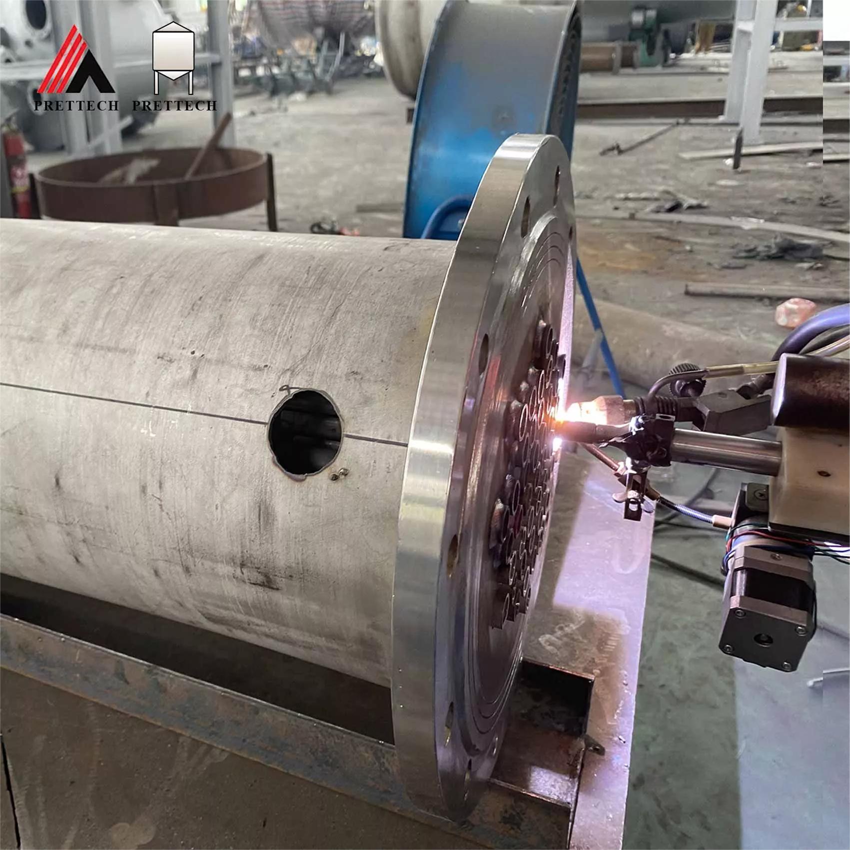 welding of u tube shell and tube heat exchanger
