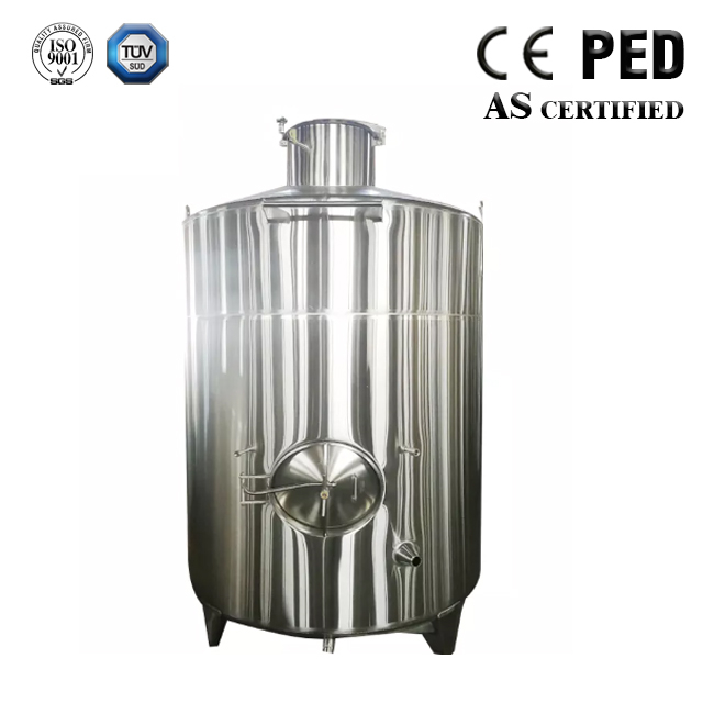 Stainless Steel Single Wall Storage Tank for Wine 