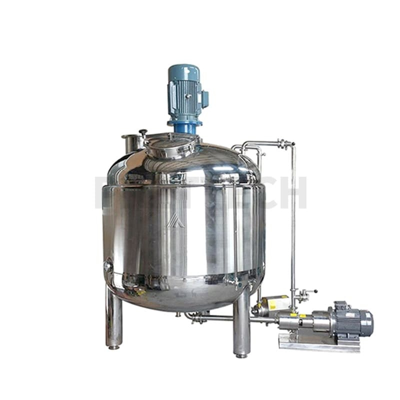 Double Jacket Emulsifying Tank For Daily Chemical Industry