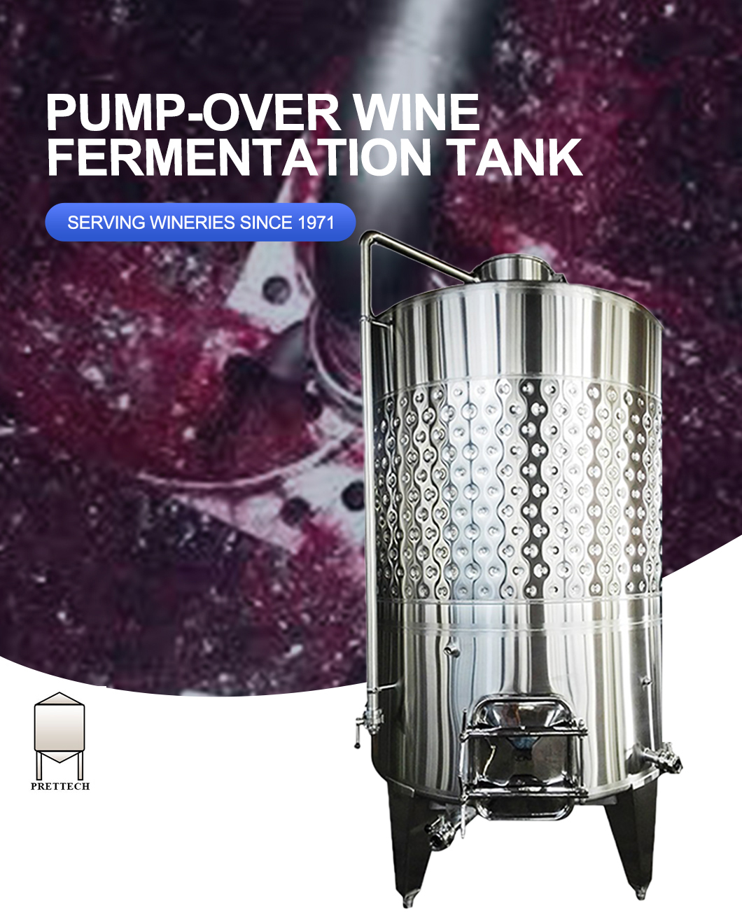 Pump-over Wine Fermentation Tank 1