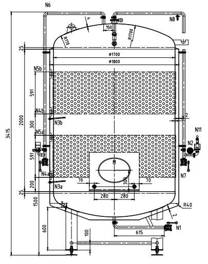 Cider Fermentation Tanks for Carbonation And Aging