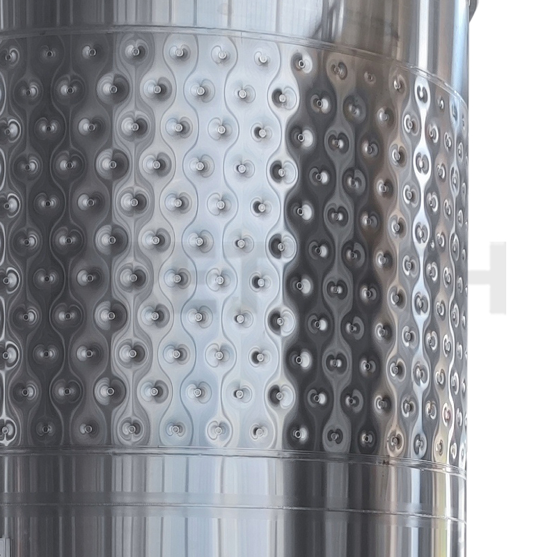  Wine Fermentation Tank with Corrugated Cooling Jacket