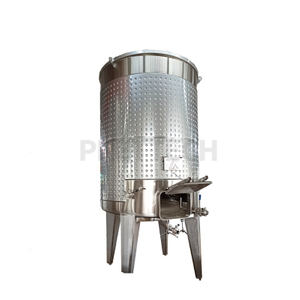 Open Top Fermenter with Flat Sloped Bottom