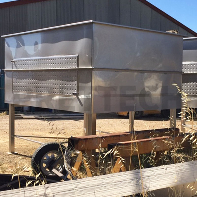 Stainless Steel Open Top Rectangular Tank