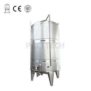 Pump-over Wine Fermentation Containers with Fltering Grid