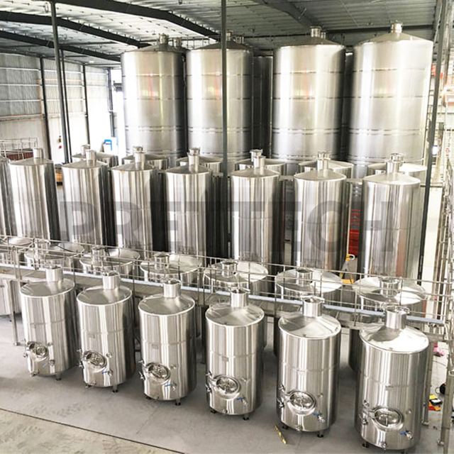 Welded Stainless Steel Wine Insulation Storage Tanks 