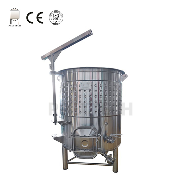 Variable Capacity Wine Tanks With Cooling Jacket