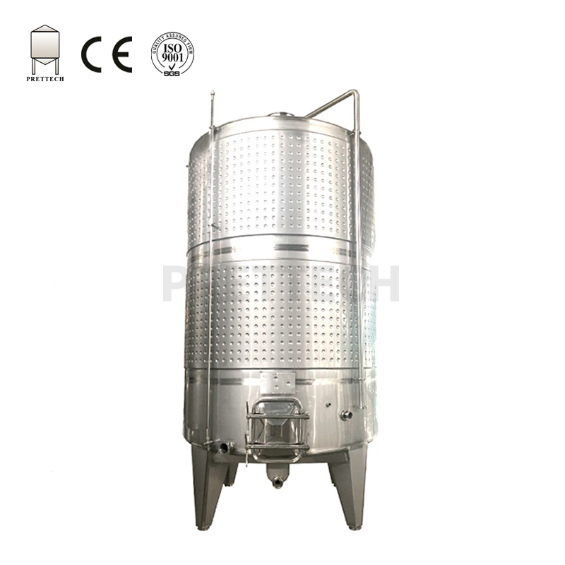 Stainless Steel Pump Over Jacketed Wine Fermenter