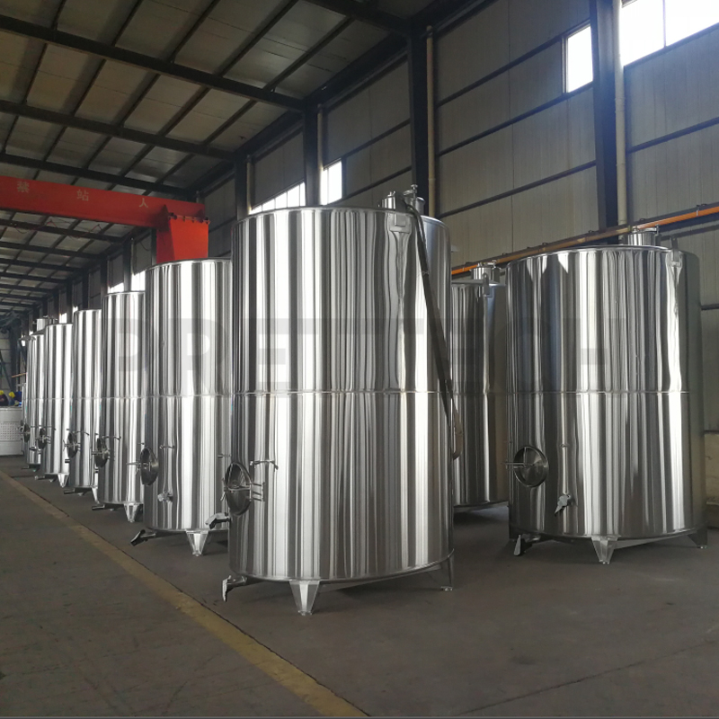 Welded Stainless Steel Wine Insulation Storage Tanks 