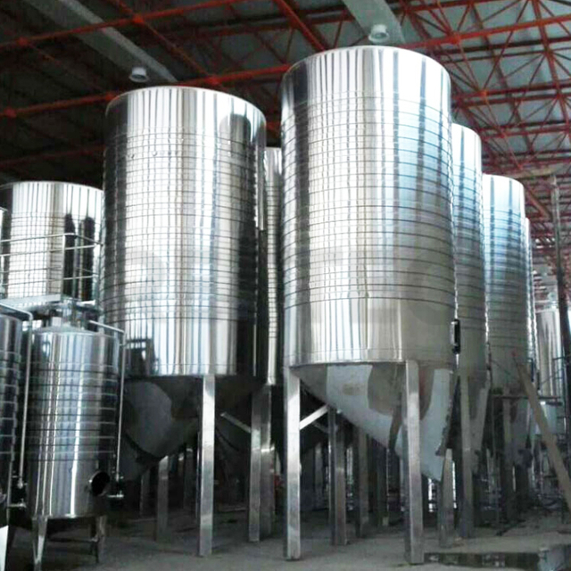 Stainless Steel Wine Fermentation Tanks with Off Cone Bottom