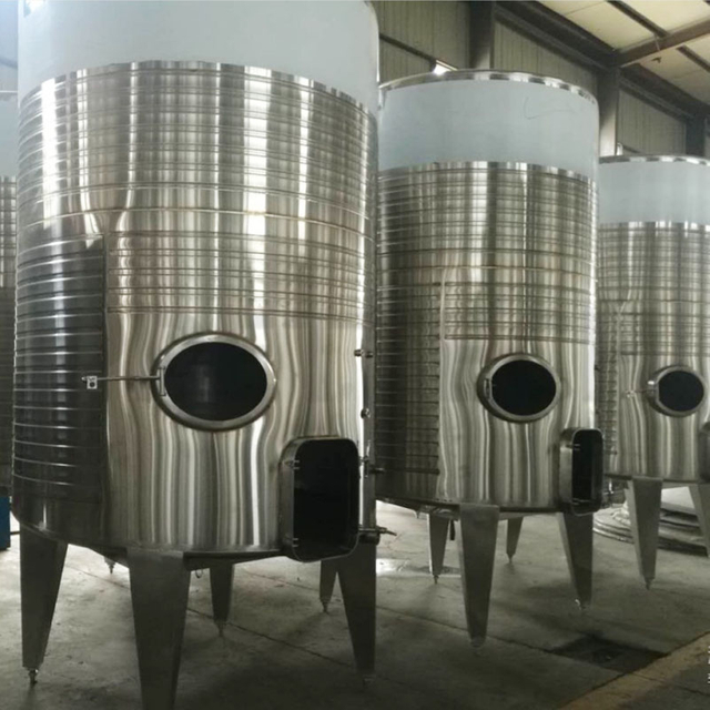  Wine Fermentation Tank with Corrugated Cooling Jacket