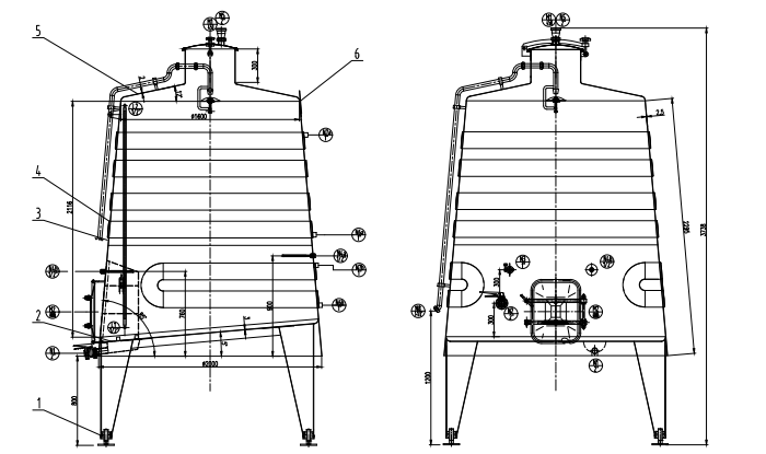 Stainless Steel Tapered Fermenter