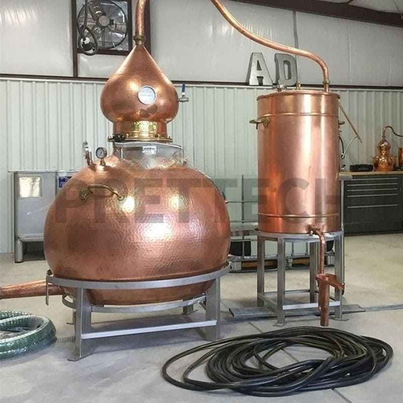 copper pot still