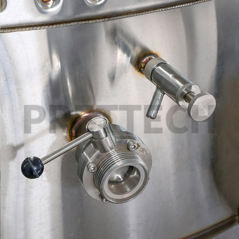 Stainless Steel Wine Fermentation Tanks with Off Cone Bottom