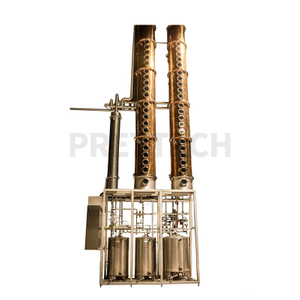 Copper and Stainless Steel Distillation Column still