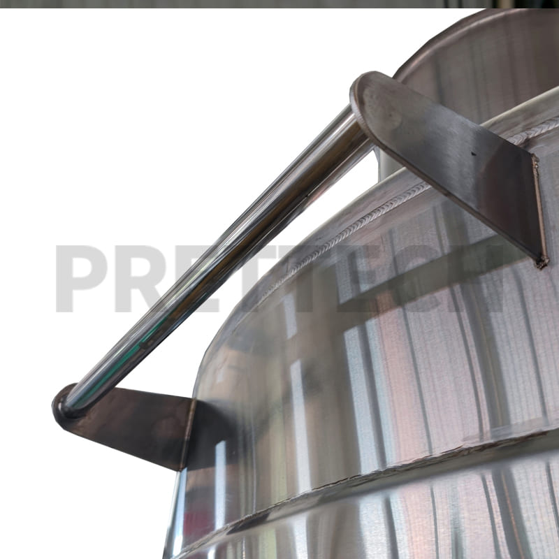 Stainless Steel Pump Over Jacketed Wine Fermenter