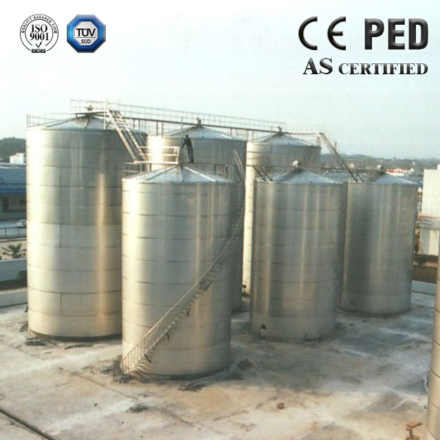 Tallow Storage Tank with Heating Coil