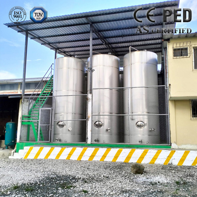 Stainless Steel Coconut Oil Storage Tank